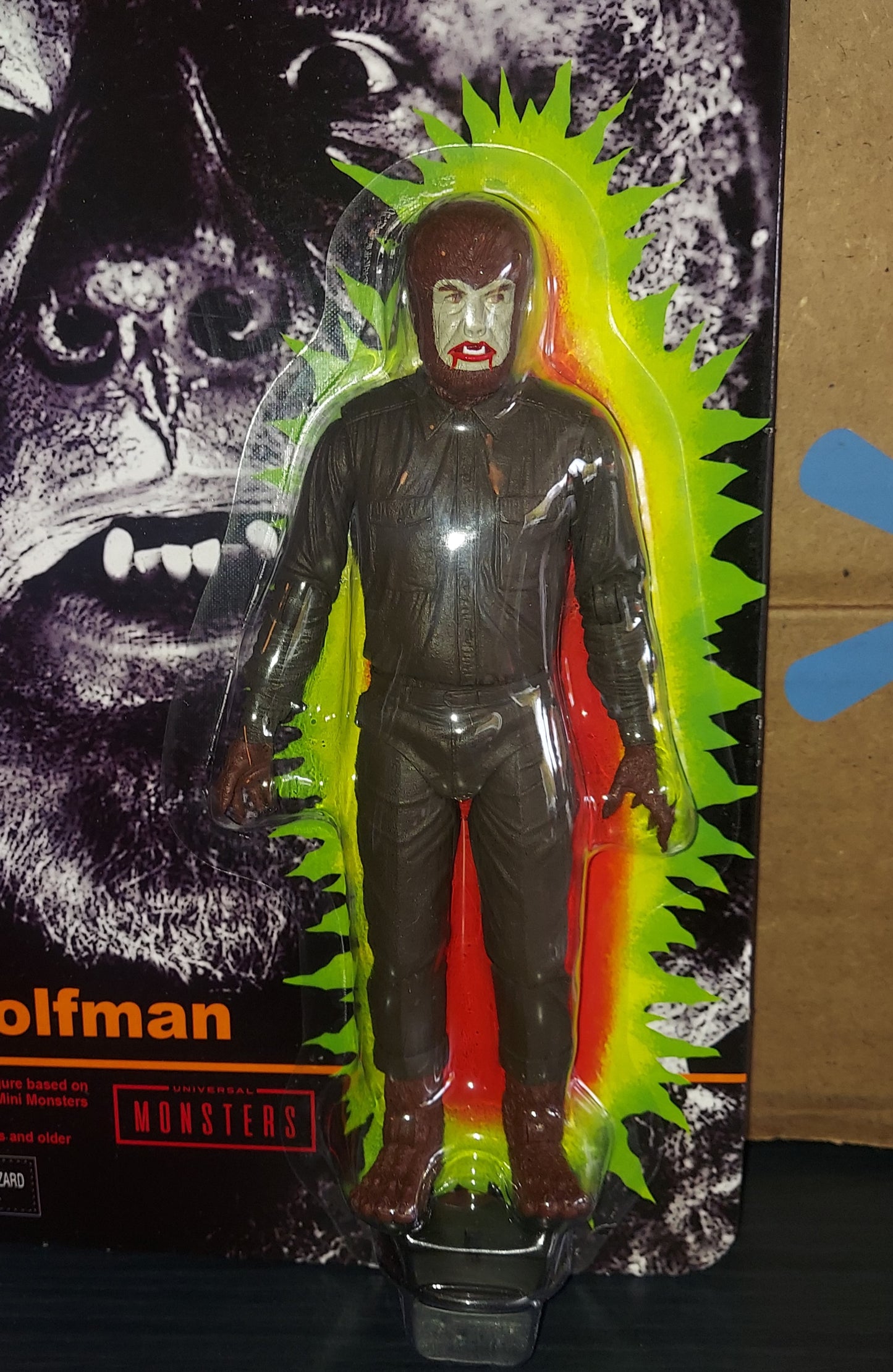 Neca Universal Monsters Wolfman Glow In The Dark Poseable Action Figure
