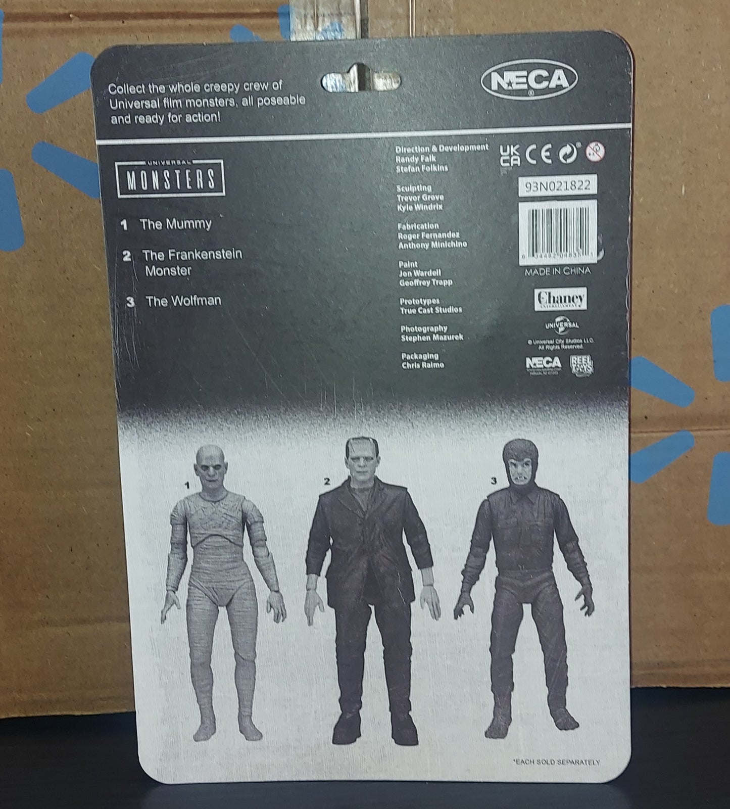 Neca Universal Monsters Wolfman Glow In The Dark Poseable Action Figure