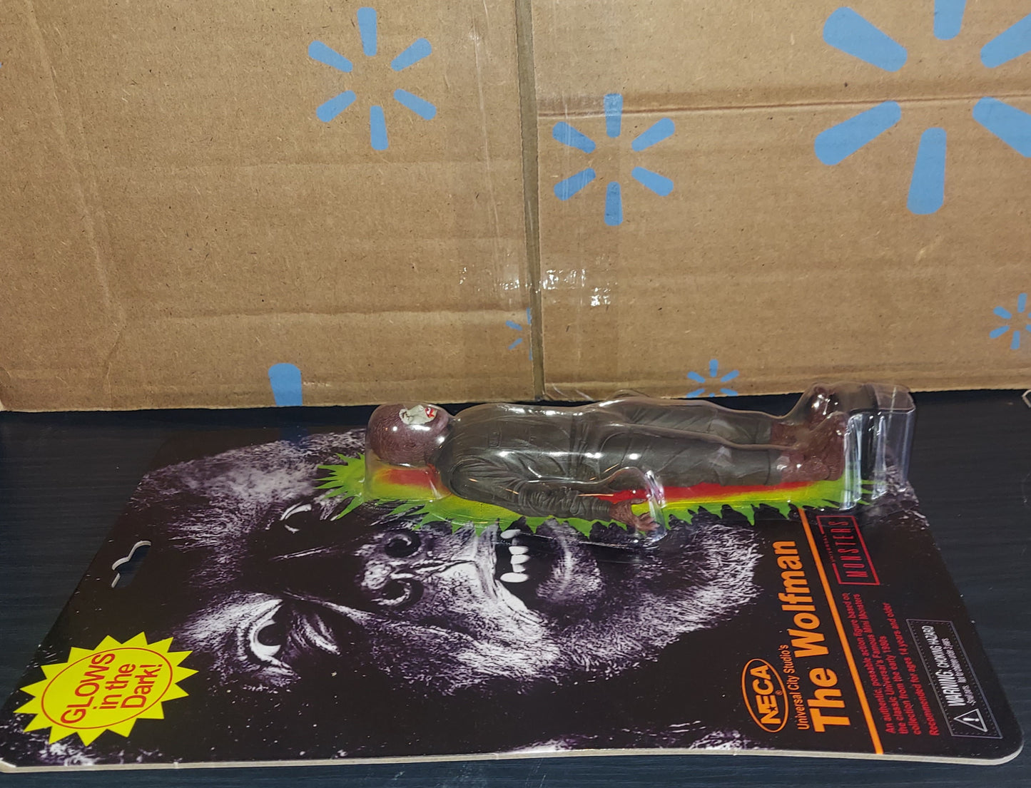 Neca Universal Monsters Wolfman Glow In The Dark Poseable Action Figure