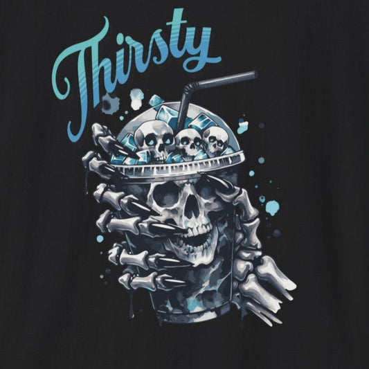 Thirsty Gothic Skeleton Hand T-Shirt
