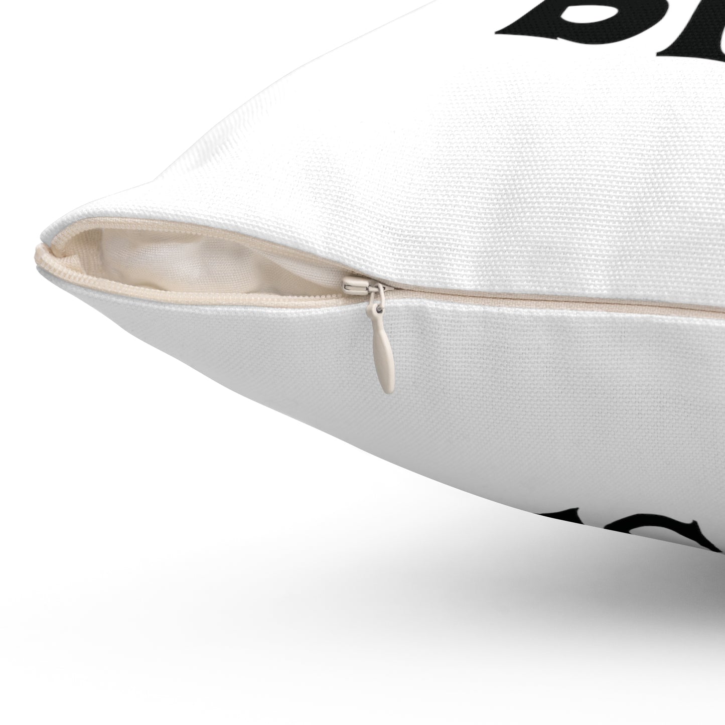 Spooky Bish Middle Finger Skeleton With Long Hair And Sunglasses Gothic Horror Spun Polyester Square Accent Throw Pillow