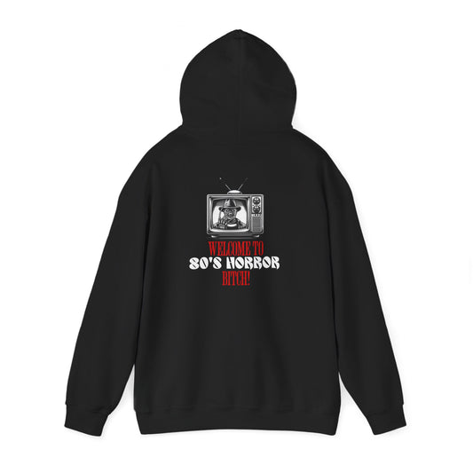 Welcome To 80's Horror B*tch! Cozy Unisex Hoodie