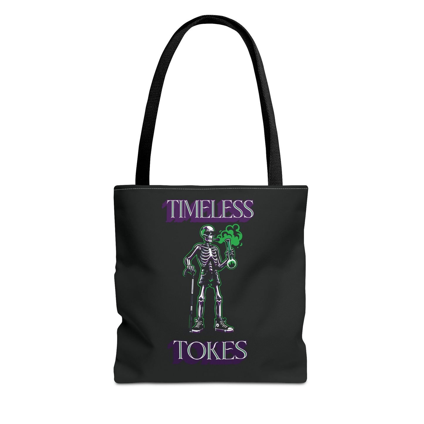 Tote Bag - Timeless Tokes Skeleton Weed Lover Design