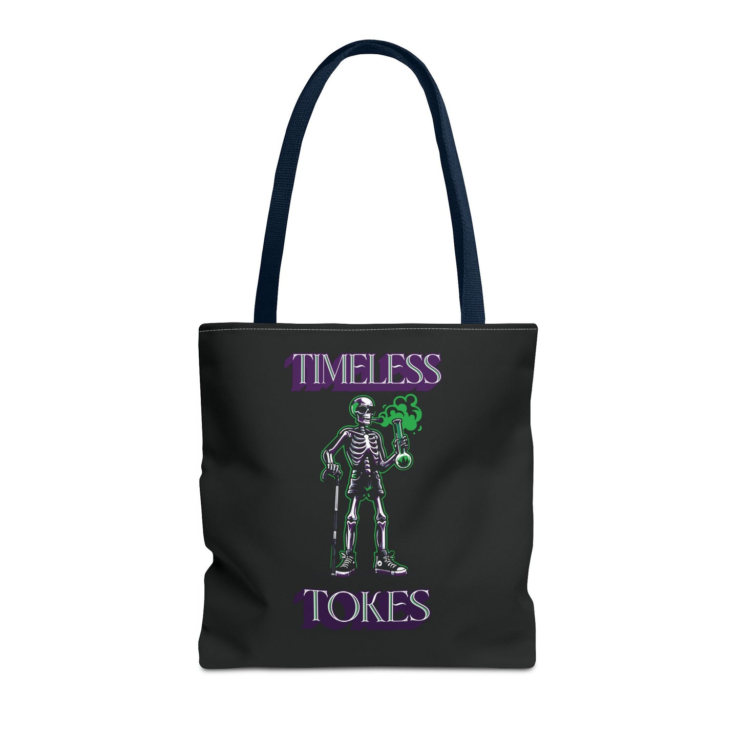 Tote Bag - Timeless Tokes Skeleton Weed Lover Design