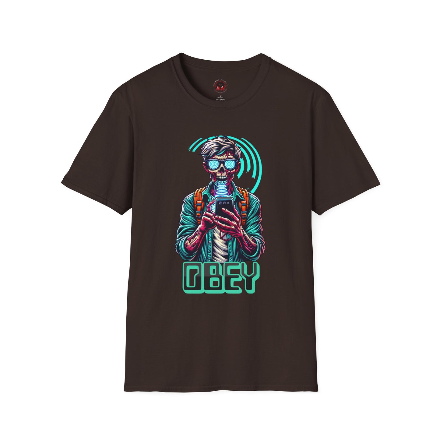 Brain Washing "Obey" Cell Phone Design - Unisex T-Shirt
