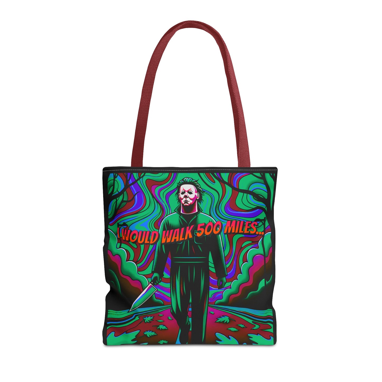 Horradelic Horror Fun Michael With The Mask On Myers Beach Halloween Lunch Tote Bag (AOP)