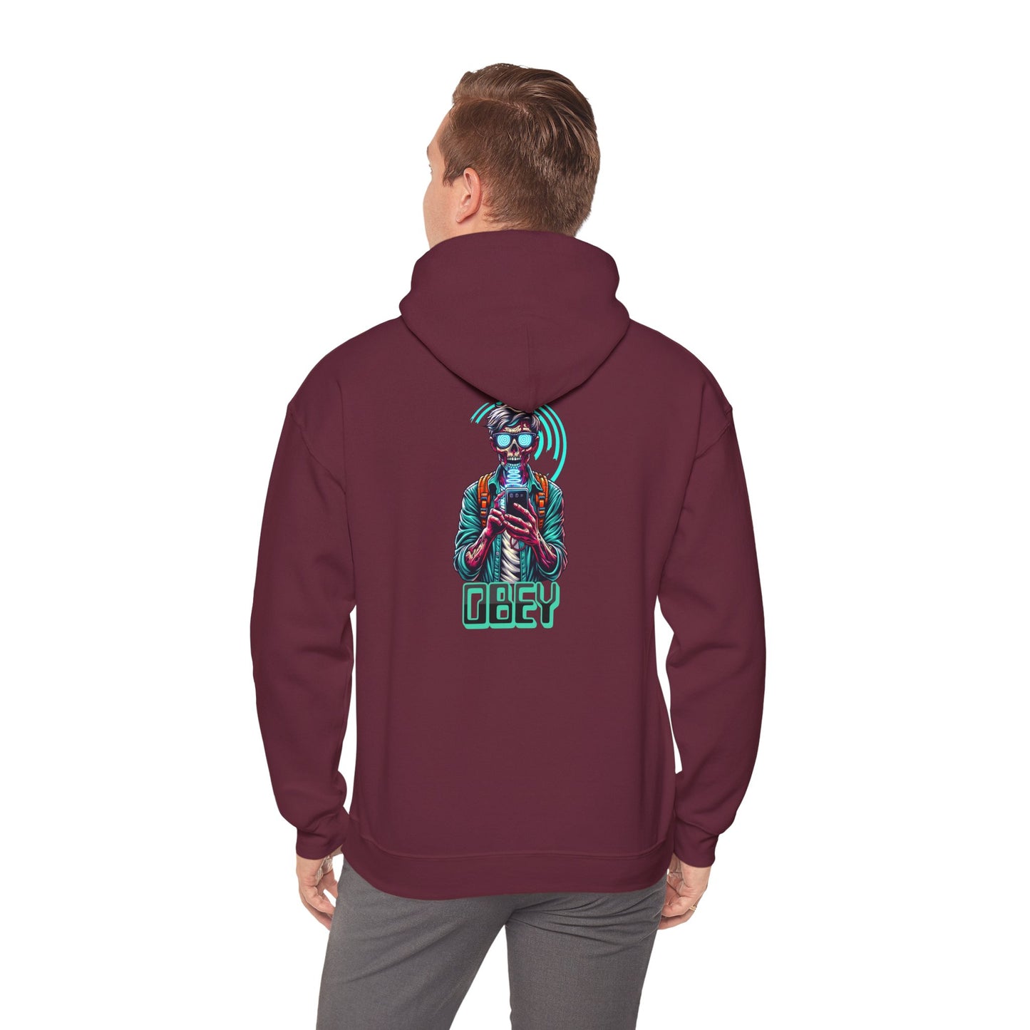 Sci Fi Brain Washing They Live Inspired Design Heavy Blend Hoodie