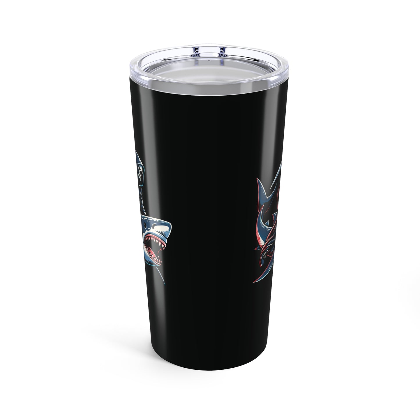 Tumbler Summerween Grim Reaper Shark Design 20oz
