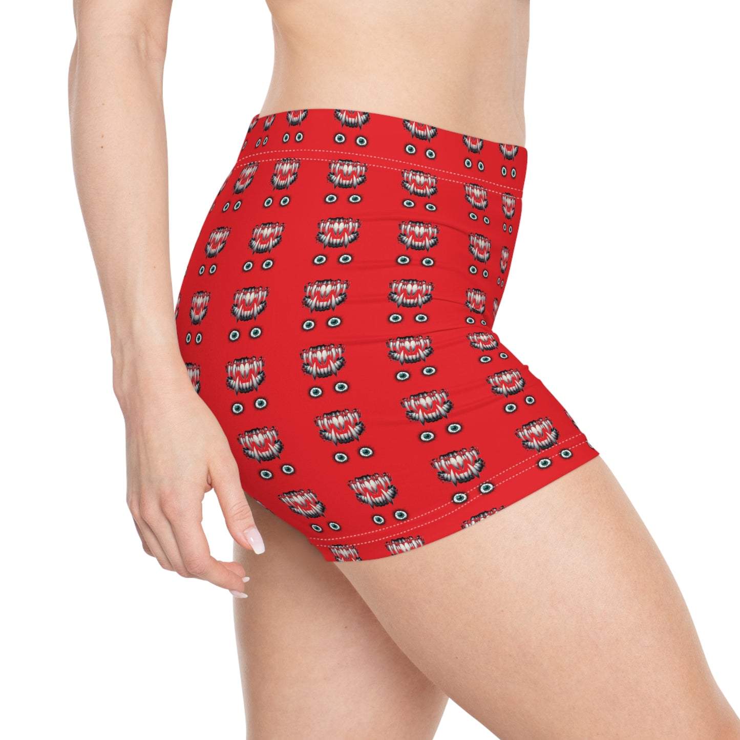 Eerie Eyes Monster Women's Shorts