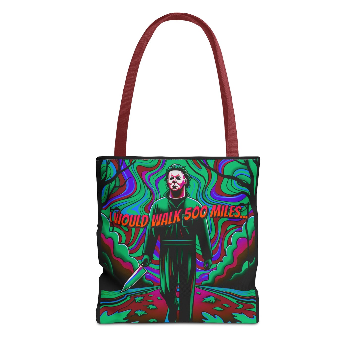 Horradelic Horror Fun Michael With The Mask On Myers Beach Halloween Lunch Tote Bag (AOP)