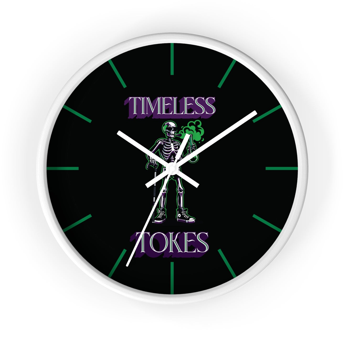Timeless Tokes Skeleton Wall Clock