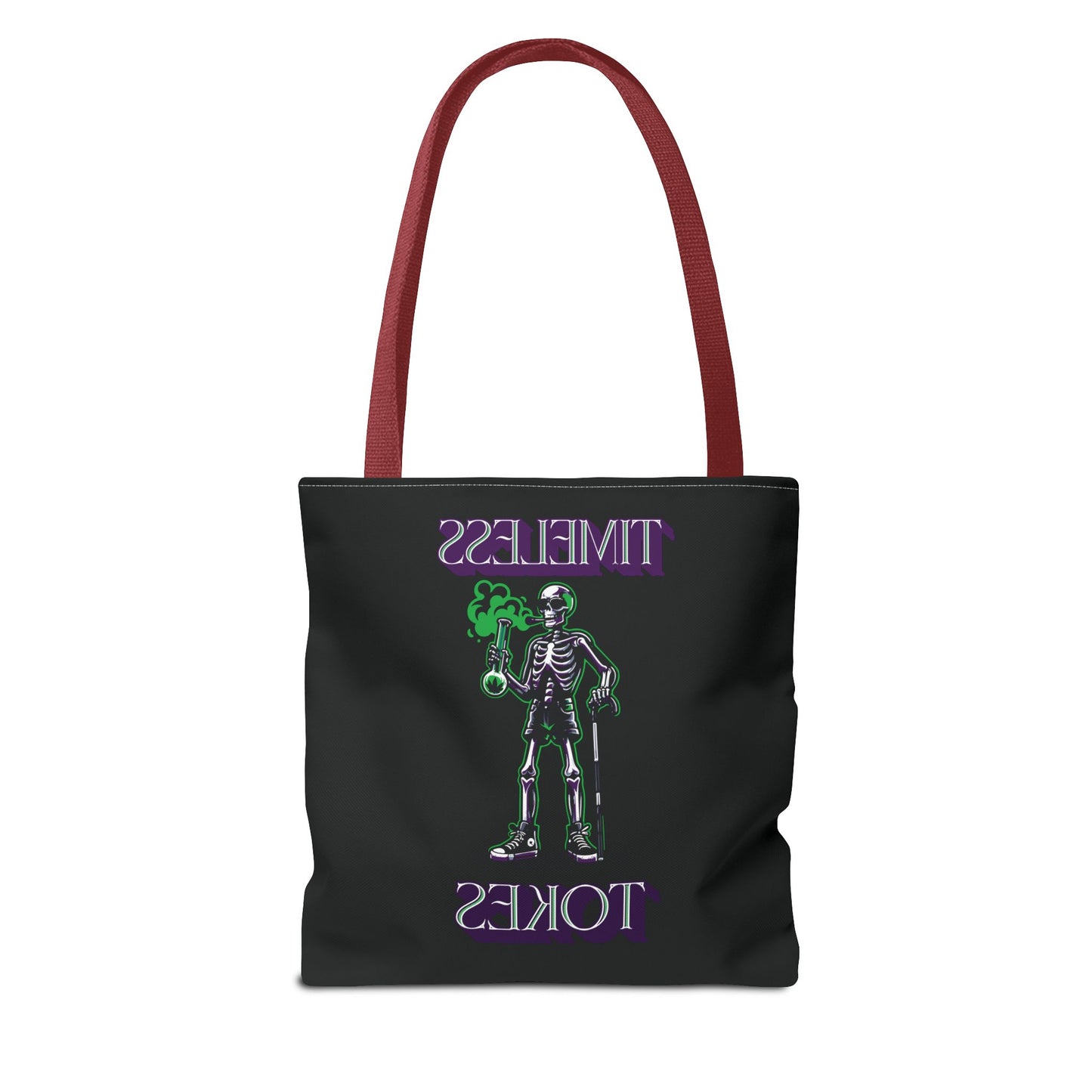 Tote Bag - Timeless Tokes Skeleton Weed Lover Design