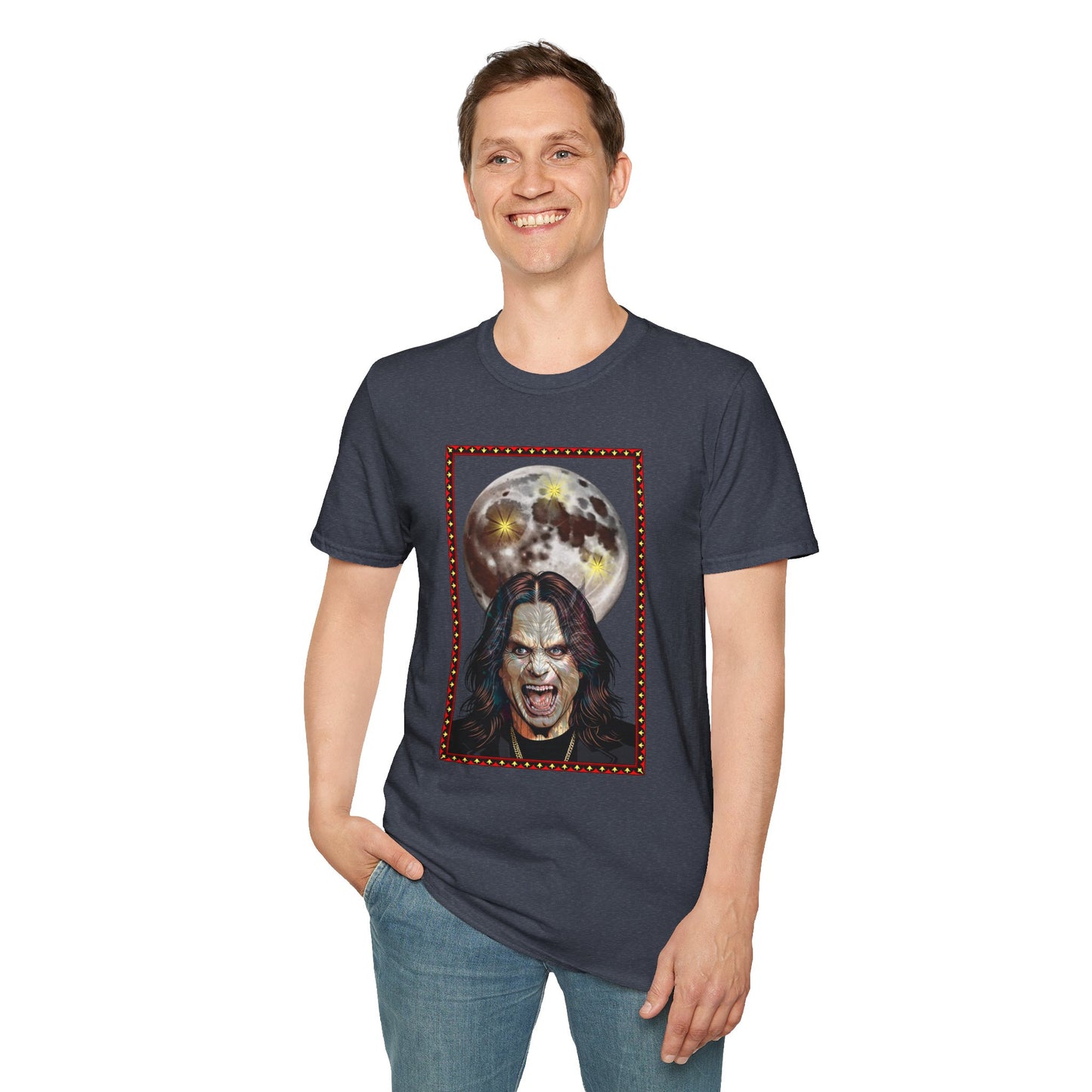 Ozzy Bark At The Moon Unisex T-Shirt - Werewolf Design