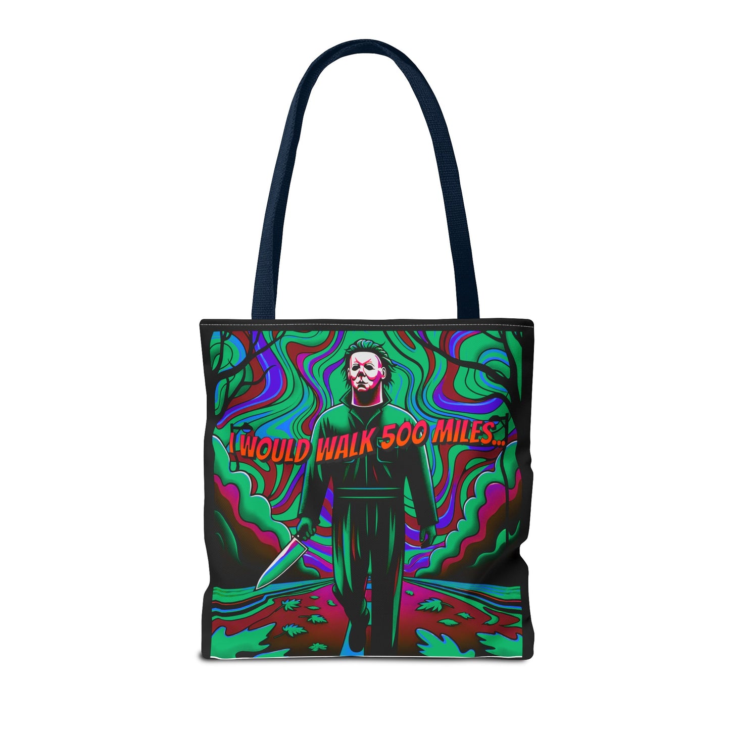 Horradelic Horror Fun Michael With The Mask On Myers Beach Halloween Lunch Tote Bag (AOP)