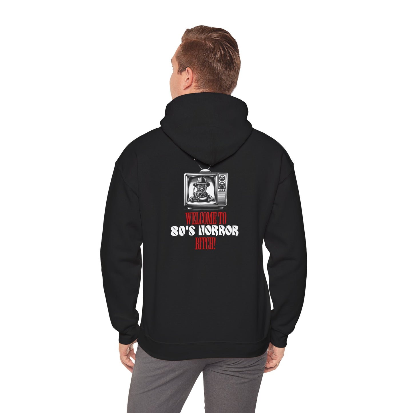 Welcome To 80's Horror B*tch! Cozy Unisex Hoodie