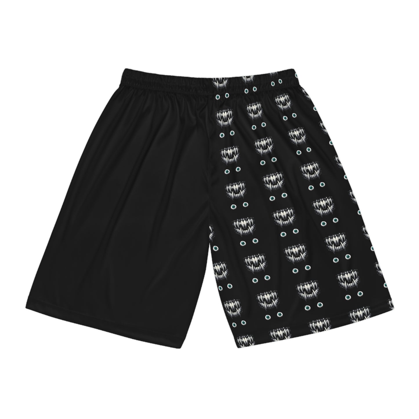 Eerie Eyes Monster Basketball Shorts