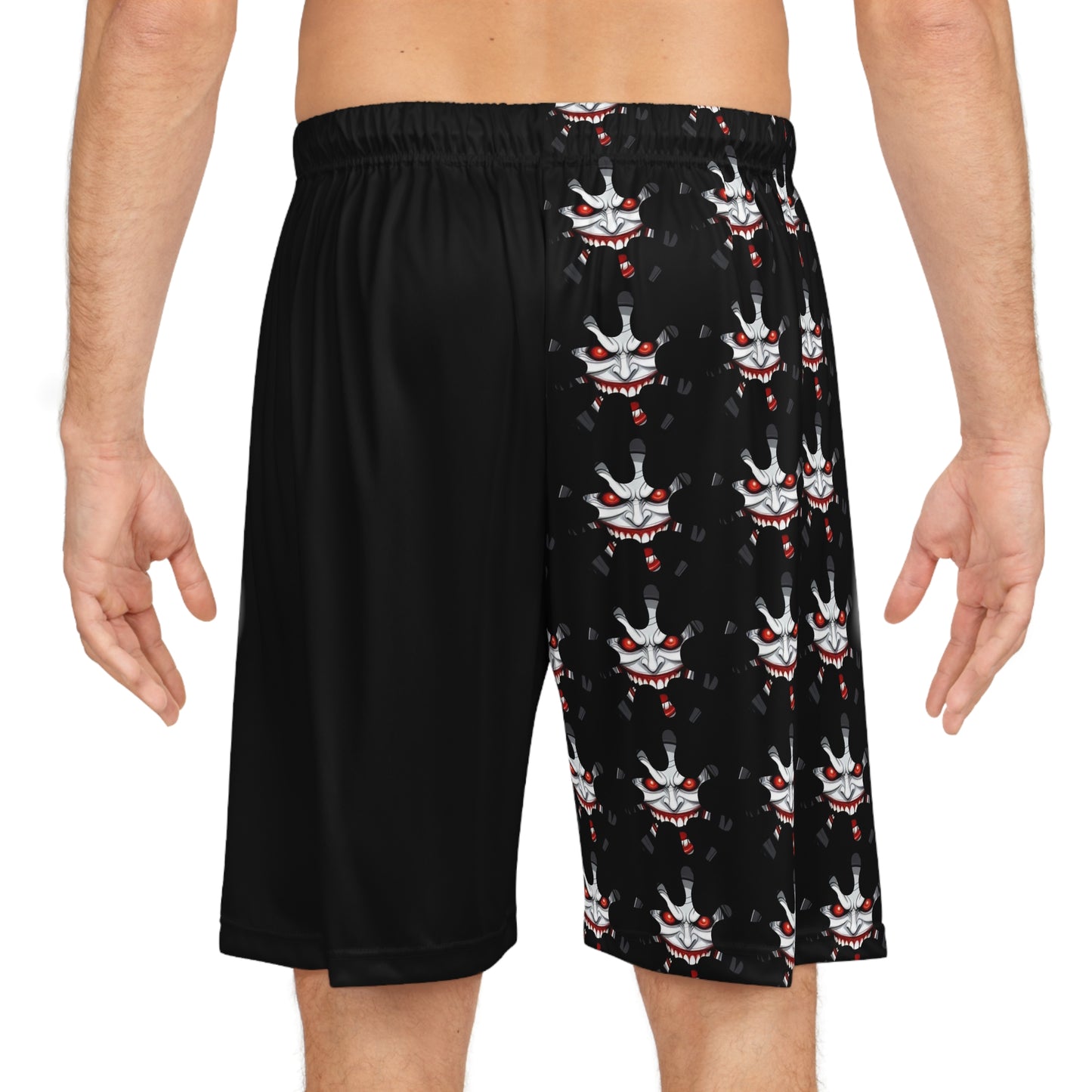 Basketball Shorts Joker Inspired Sinister Smile