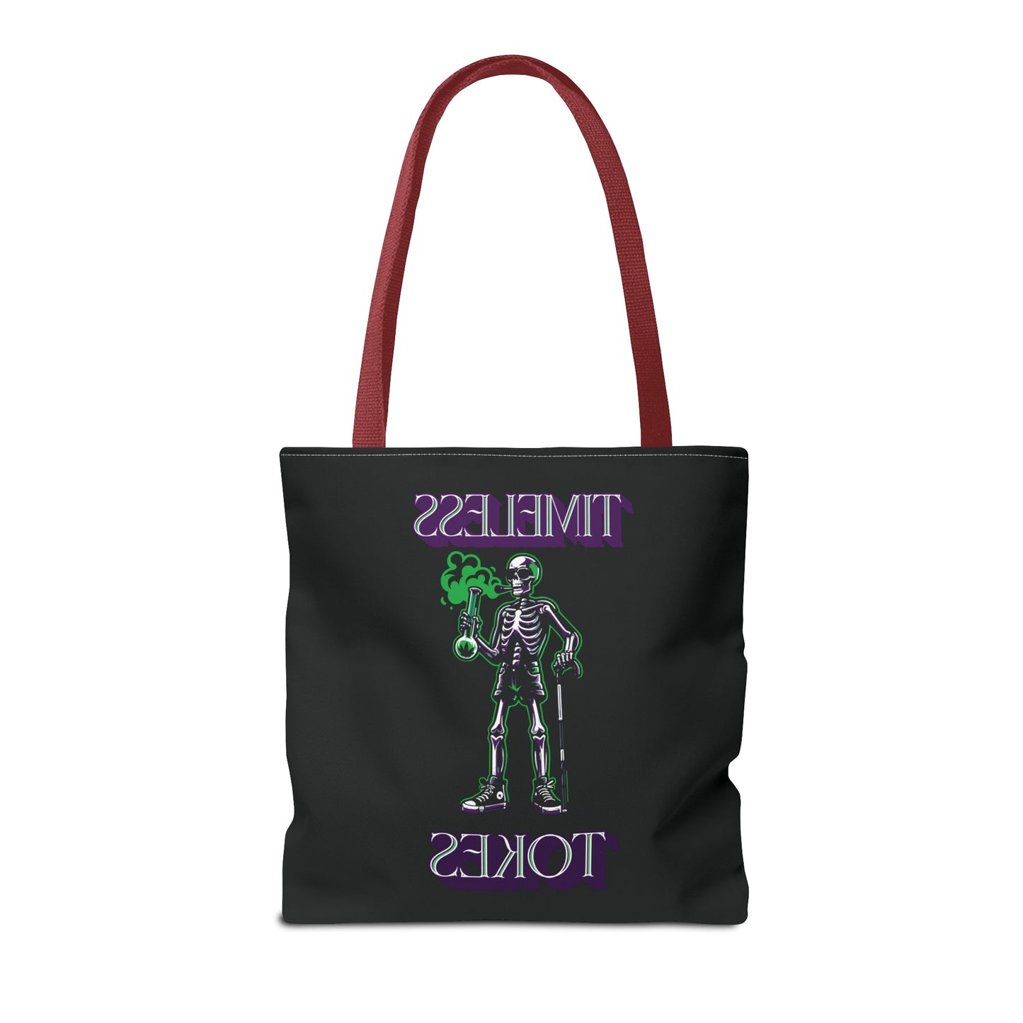 Tote Bag - Timeless Tokes Skeleton Weed Lover Design