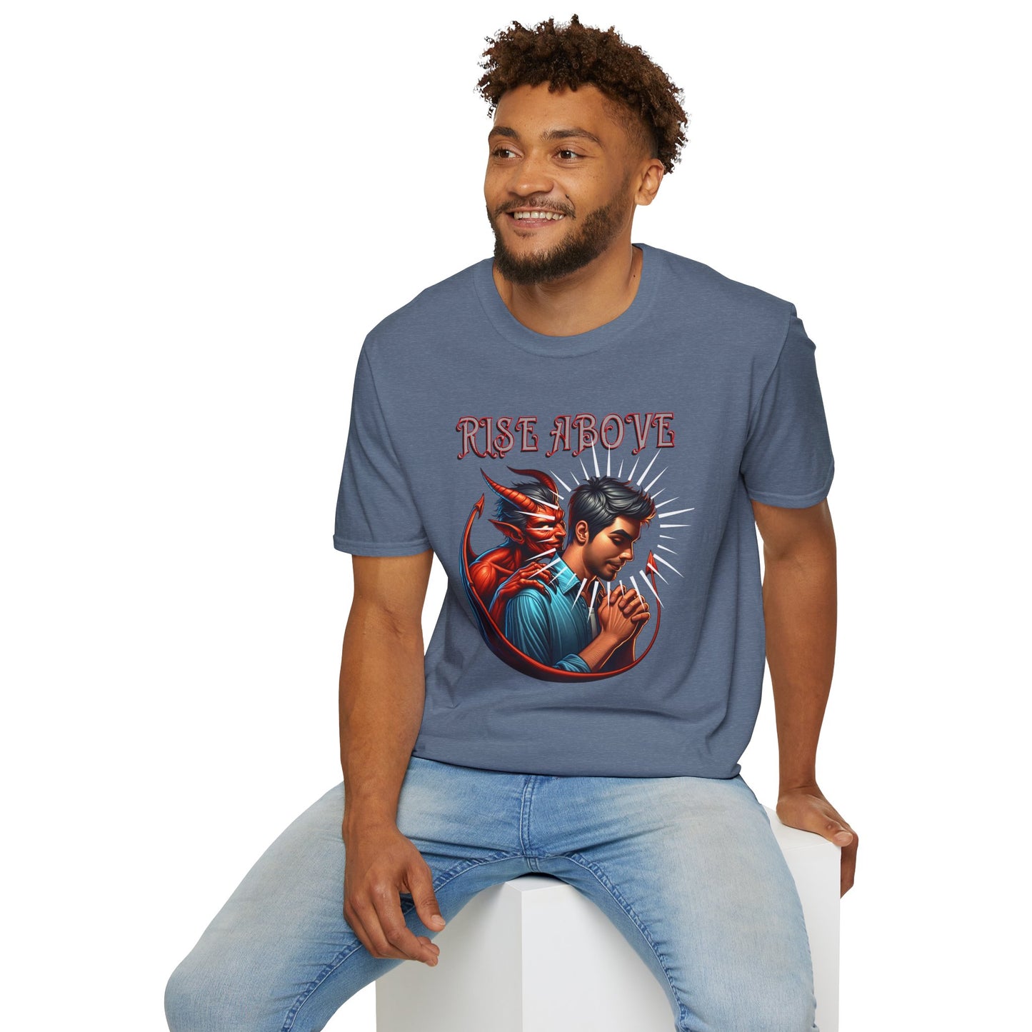 Devil Whisper Rise Above Unisex T-Shirt