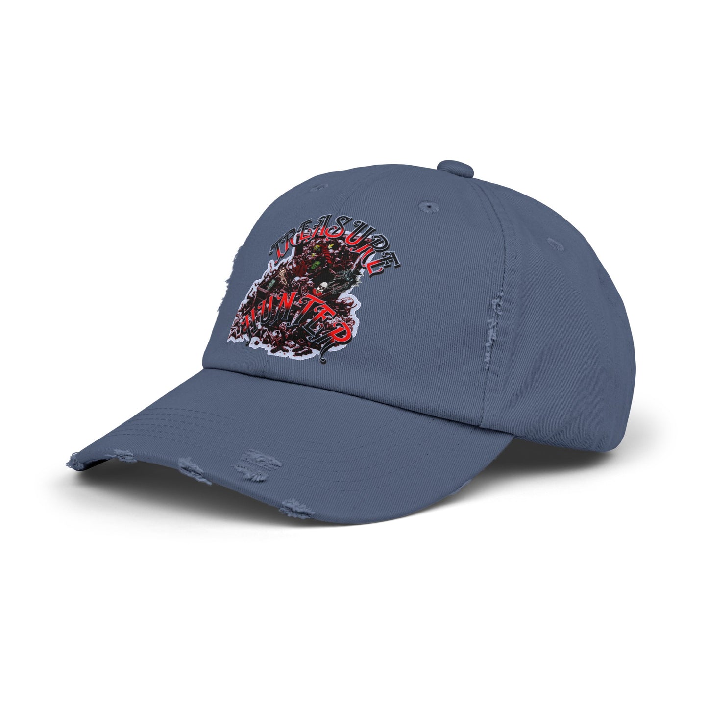 Treasure Hunter Horror Collector Unisex Distressed Cap Fun Convention Toy Show Hat