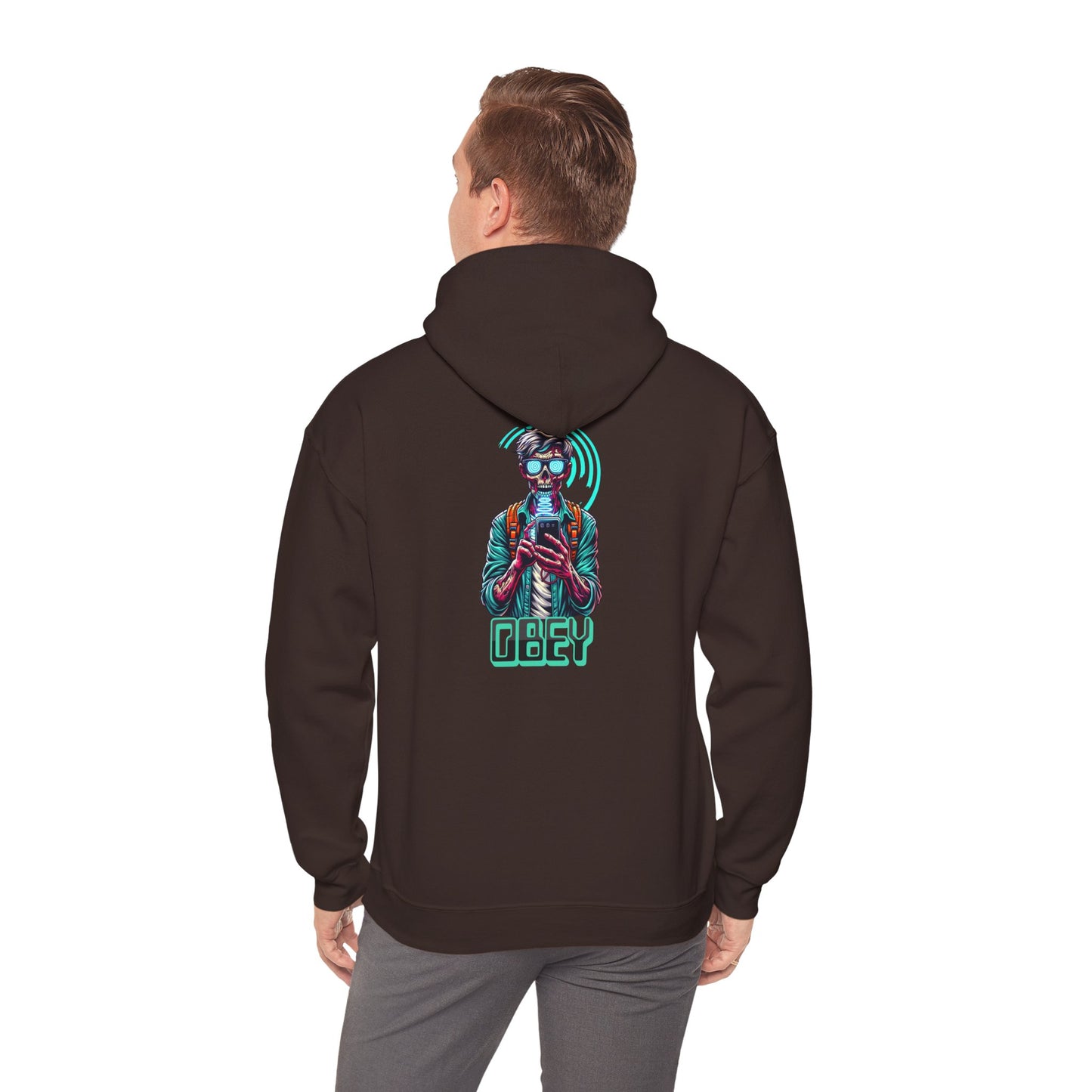Sci Fi Brain Washing They Live Inspired Design Heavy Blend Hoodie