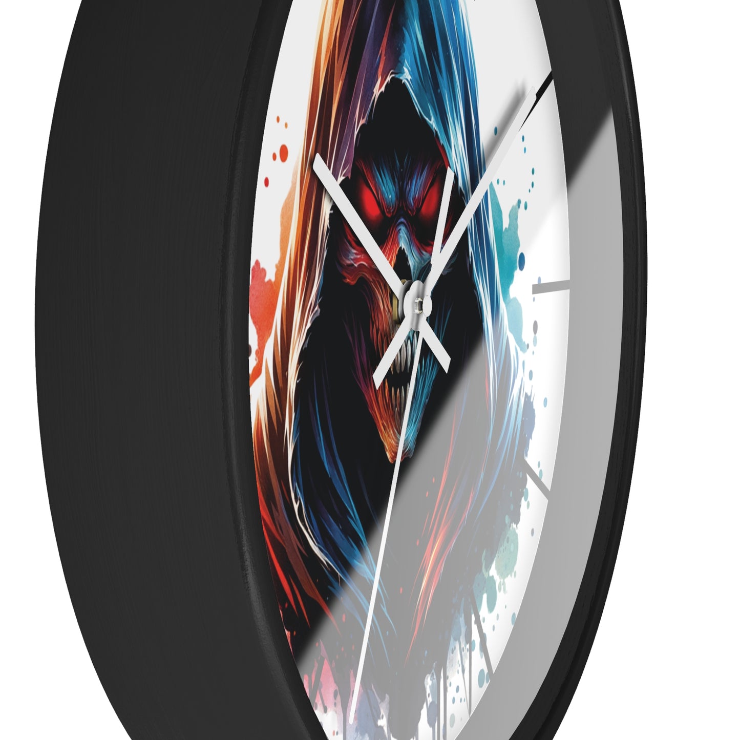 Gothic Skull Wall Clock