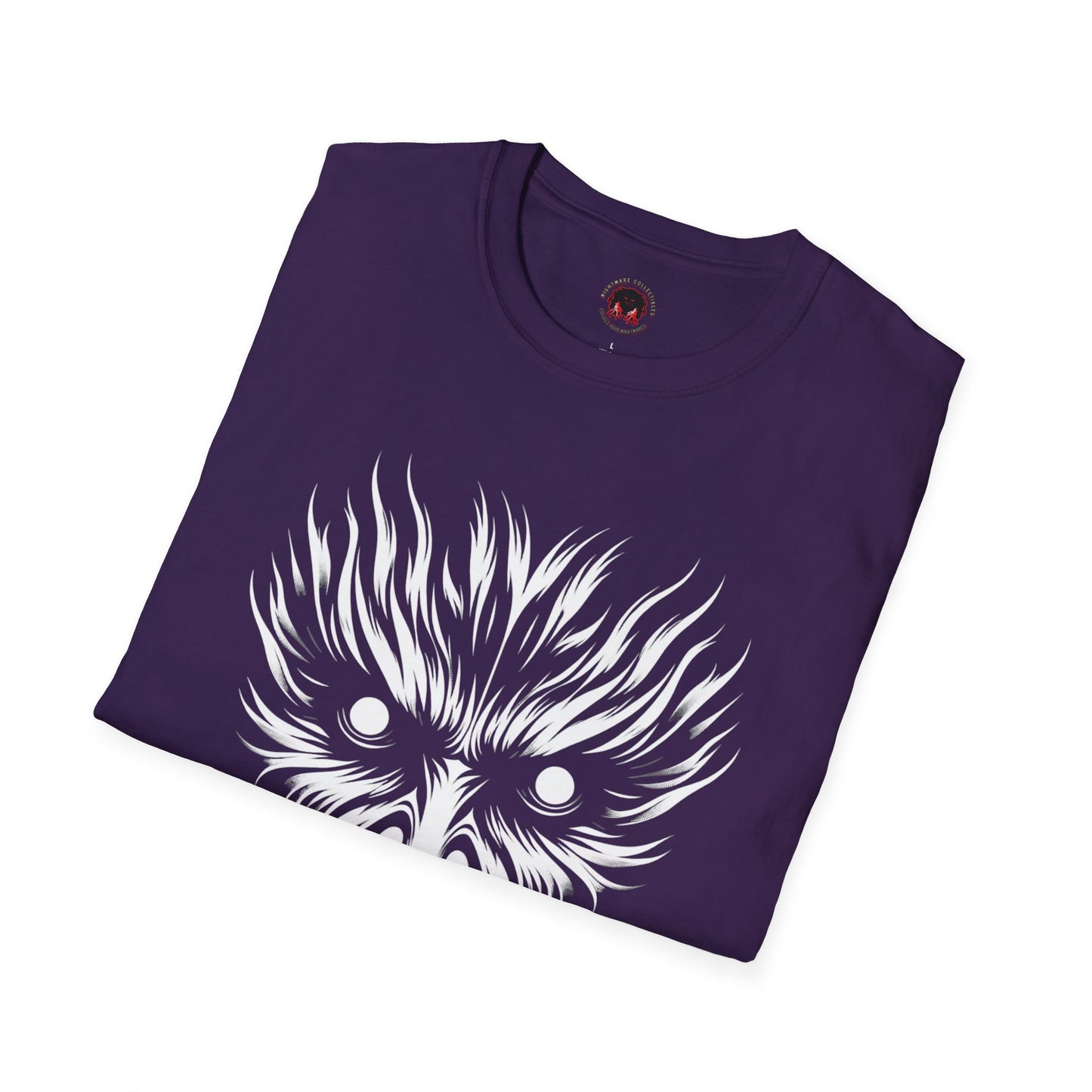 Shadow Figure Unisex T-Shirt - Sinister Face Design