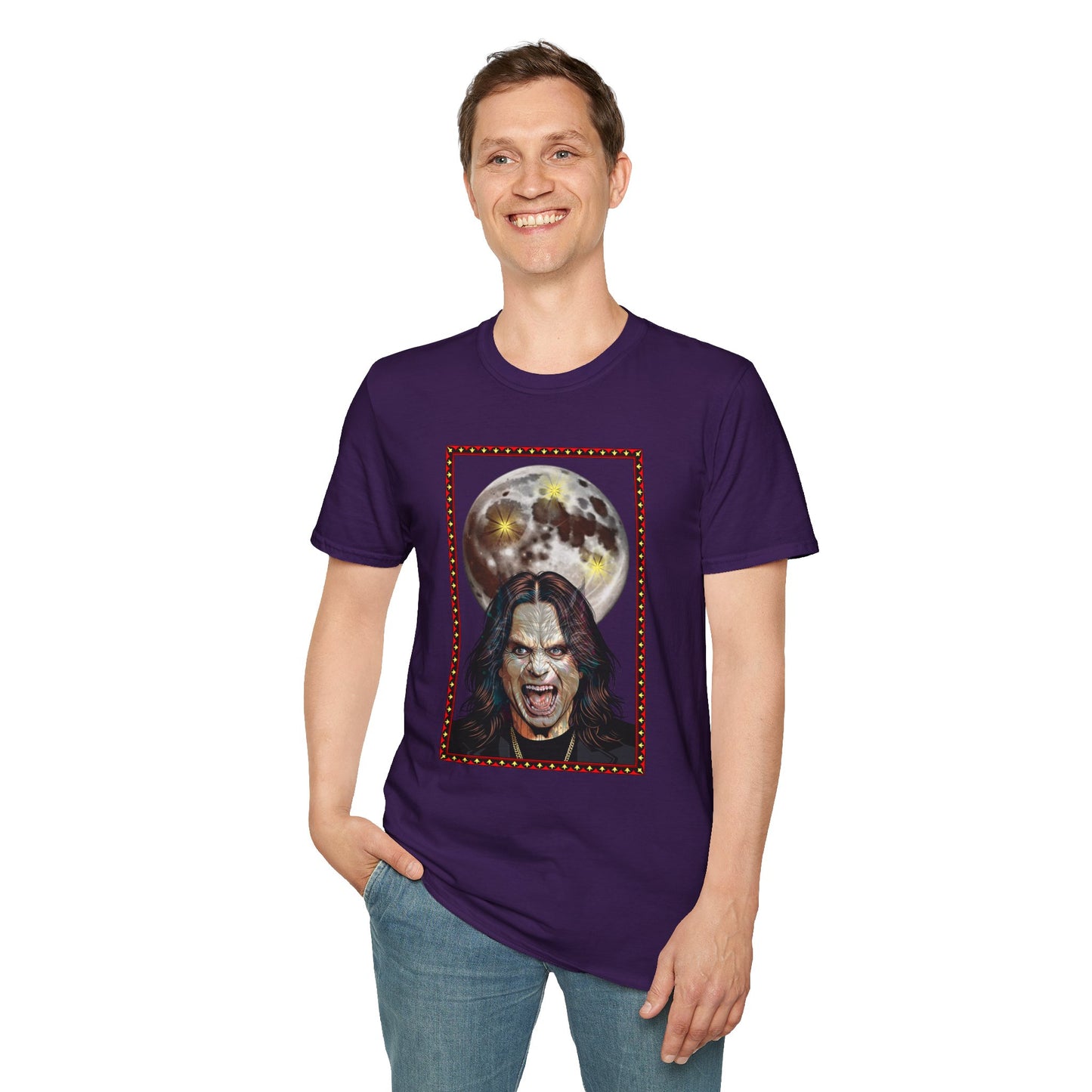 Ozzy Bark At The Moon Unisex T-Shirt - Werewolf Design