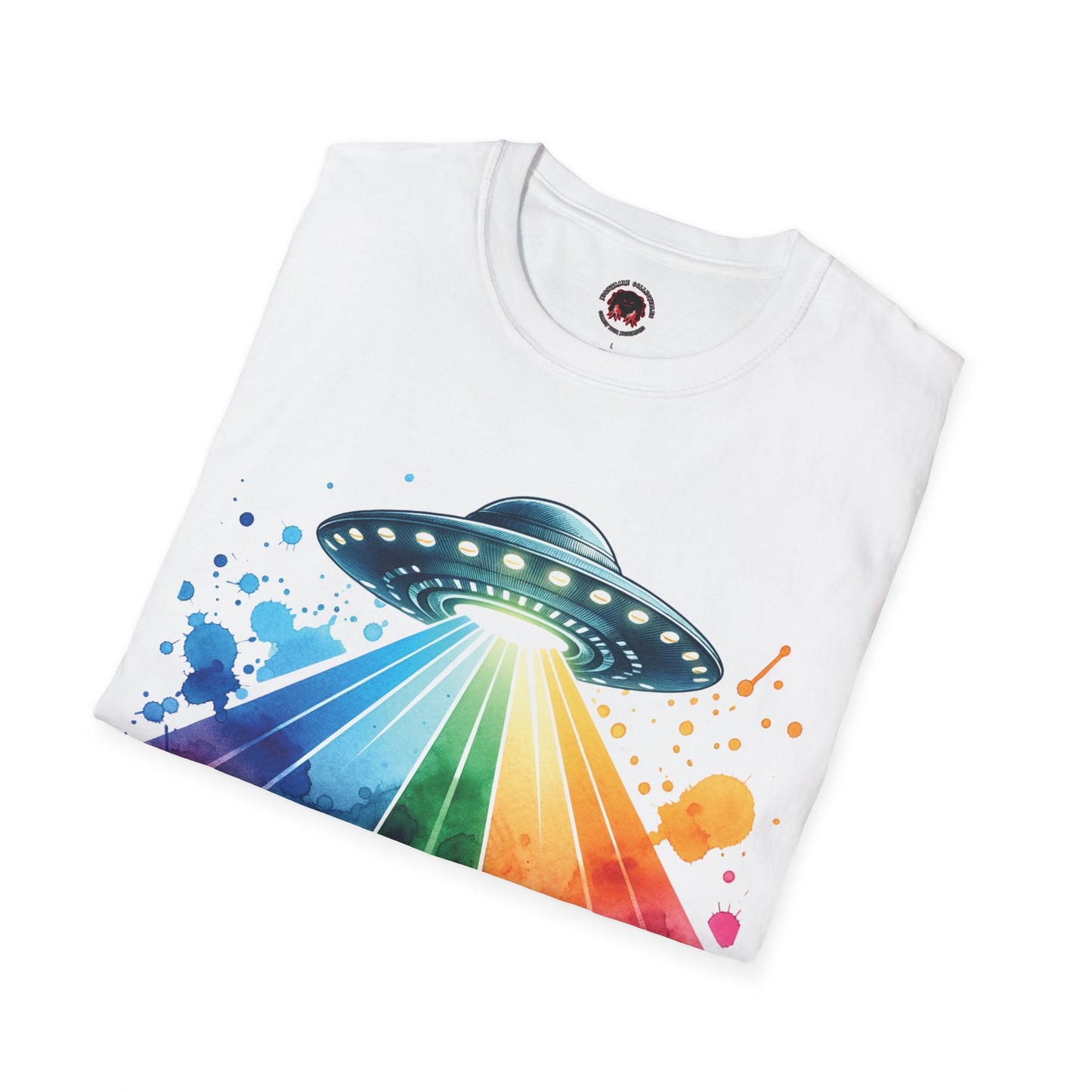 Summerween UFO Beach Day Unisex Soft style T-Shirt
