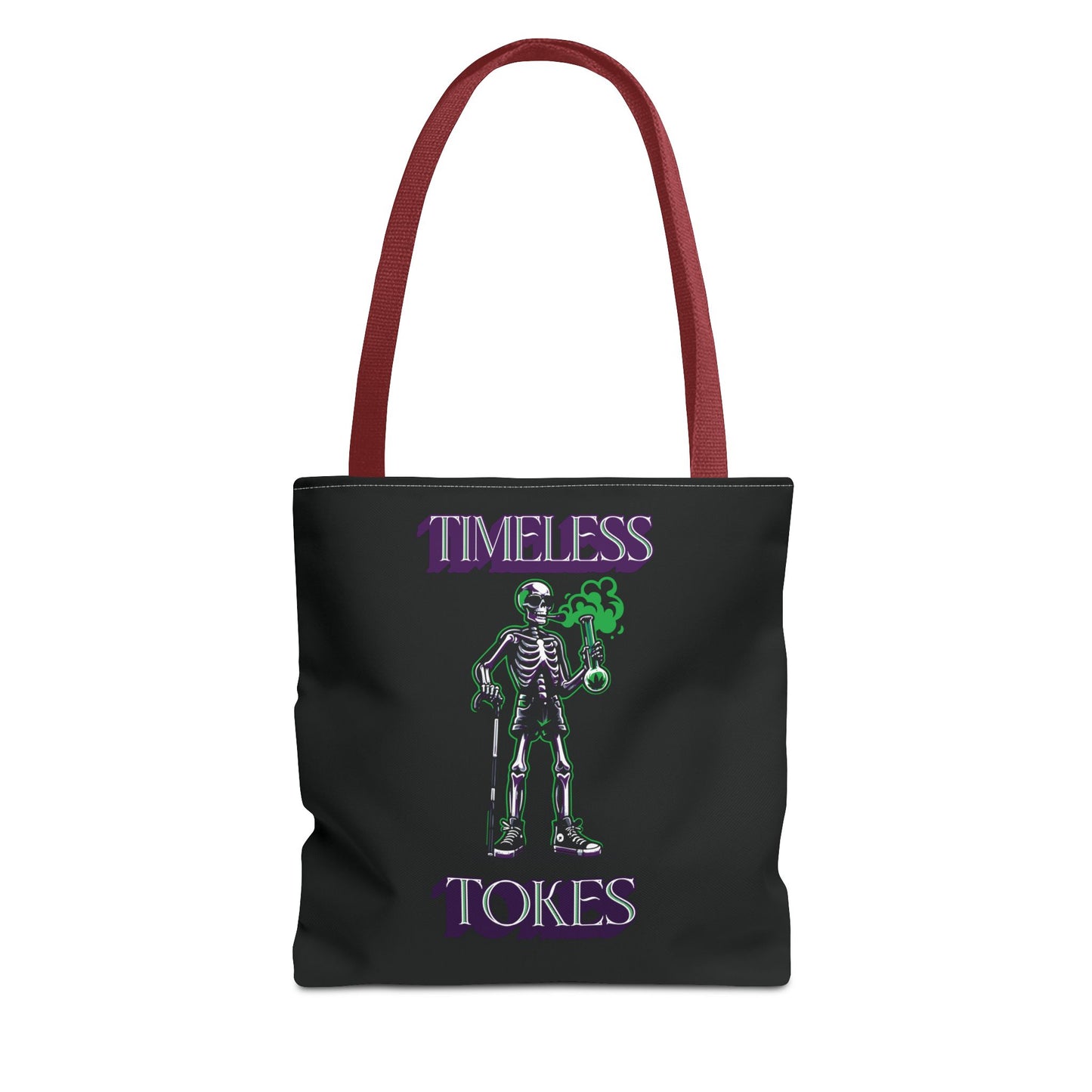 Tote Bag - Timeless Tokes Skeleton Weed Lover Design
