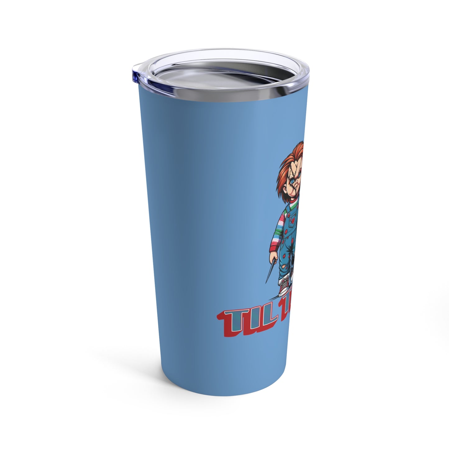 Til The End Horror Couple Insulated Hot Cold Tumbler 20oz