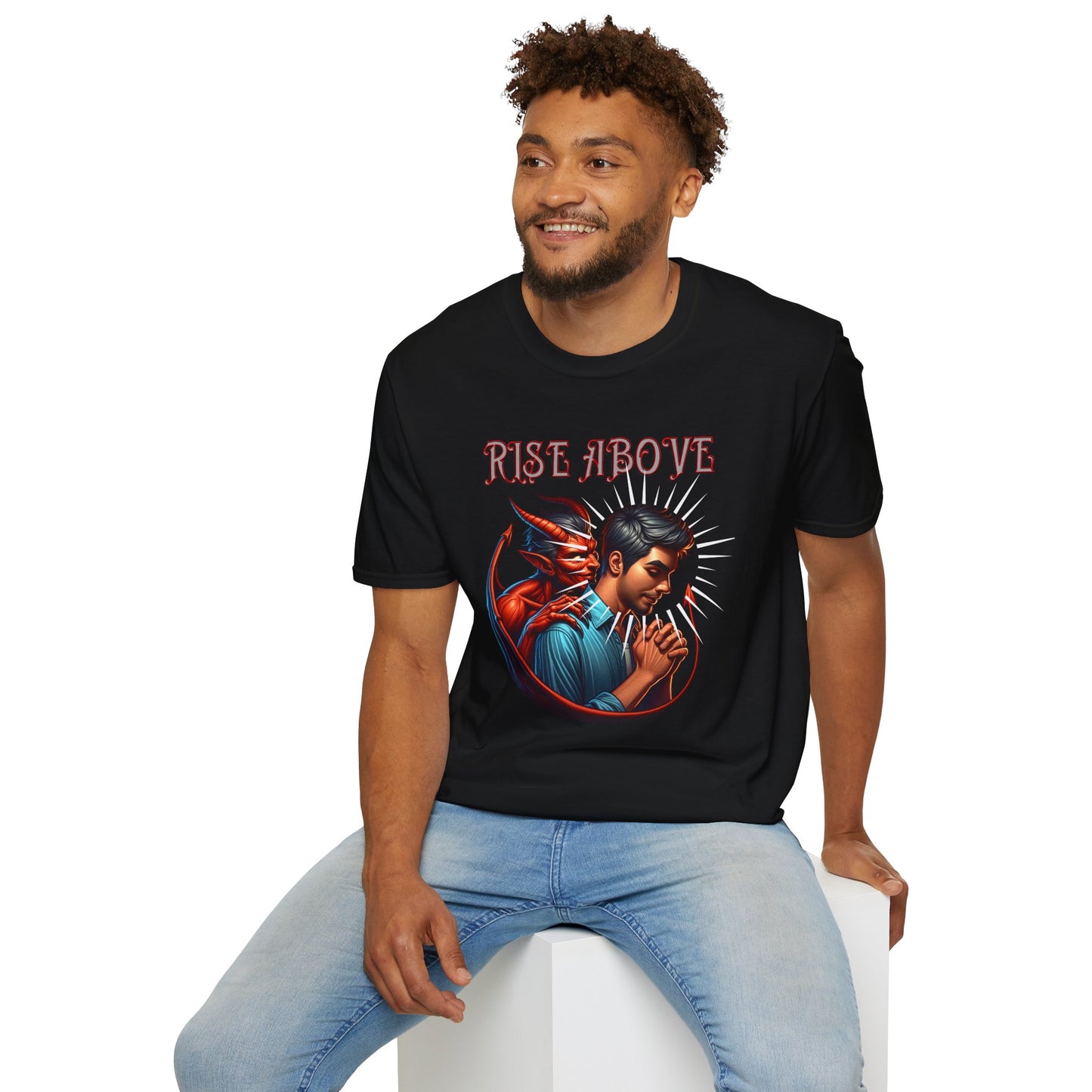 Devil Whisper Rise Above Unisex T-Shirt