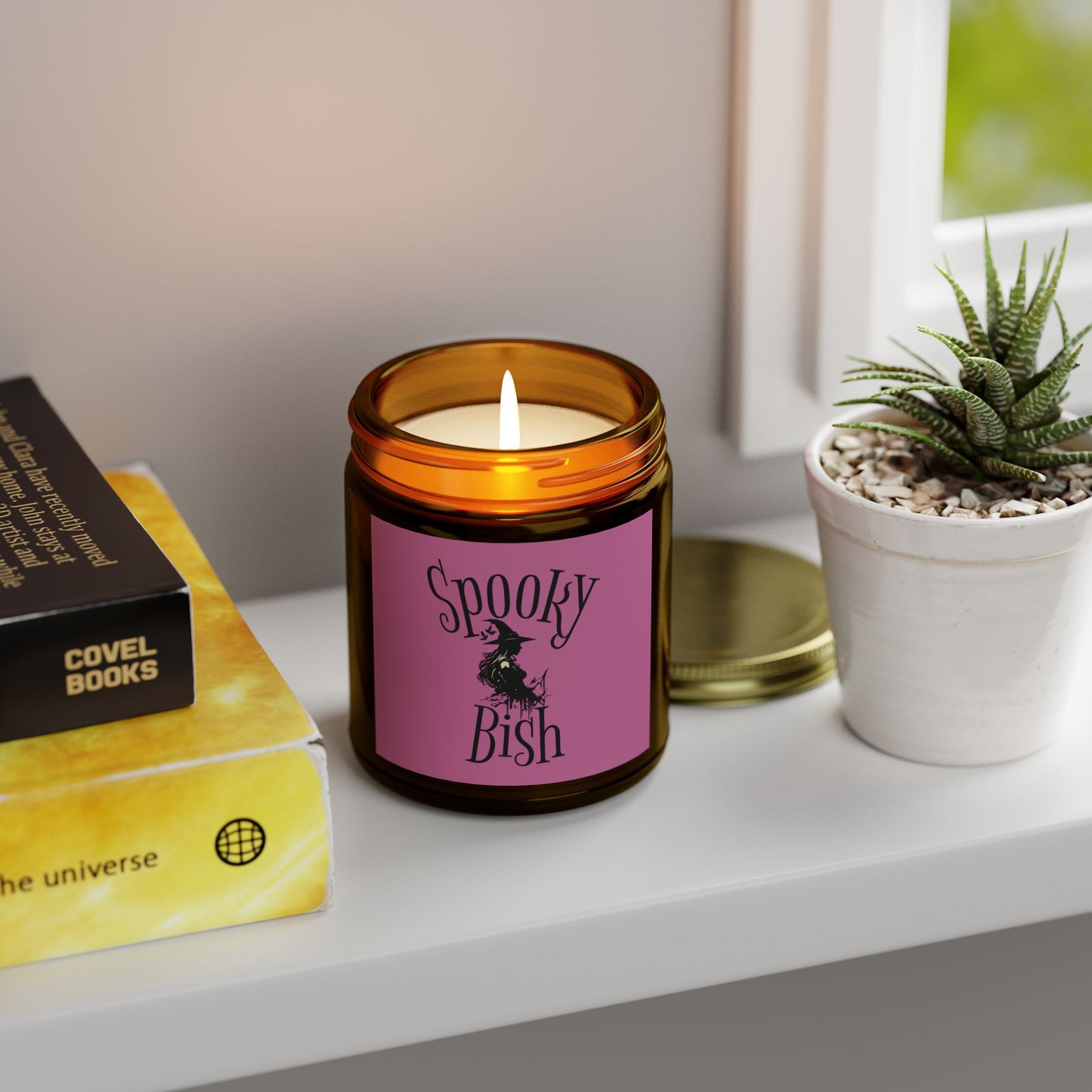 Scented Candle - Spooky Bish Witchy Design (4oz, 9oz)