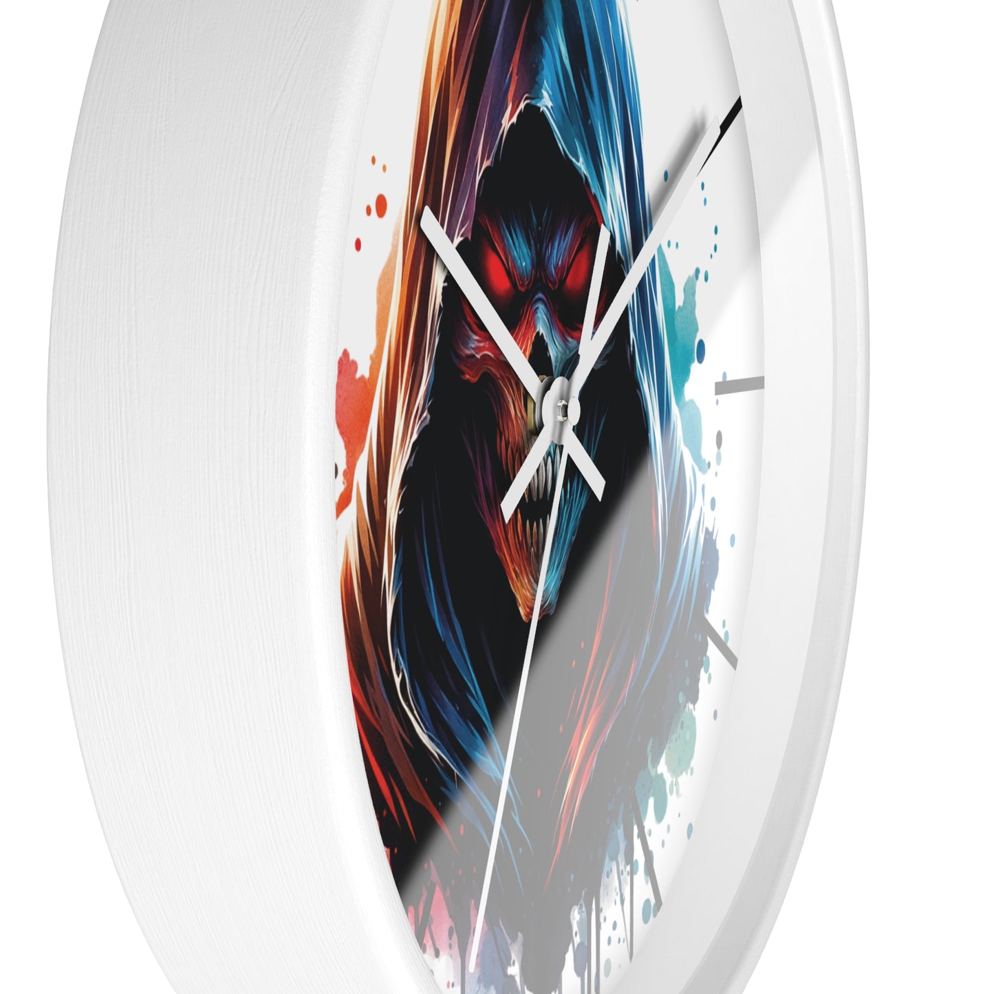 Gothic Skull Wall Clock