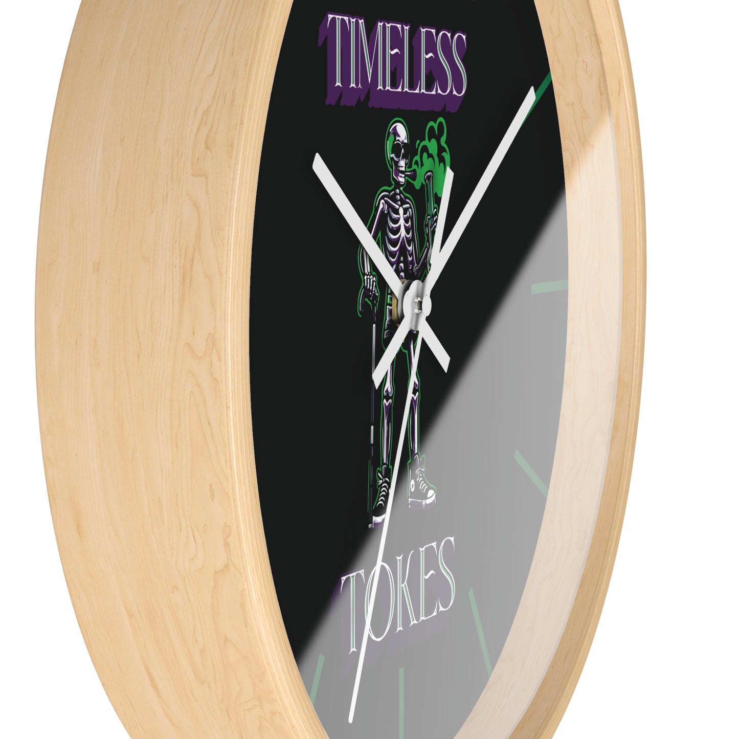 Timeless Tokes Skeleton Wall Clock