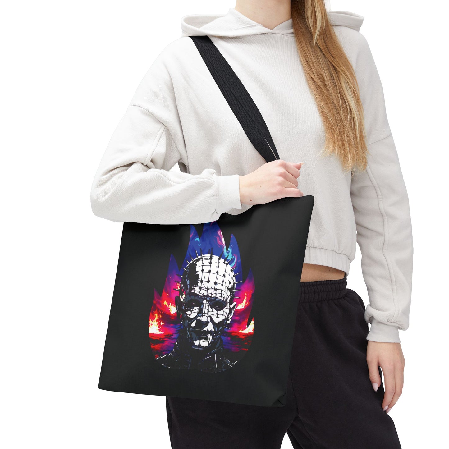 Tote Bag - Welcome To Hell Pinhead, 80's Horror Fun