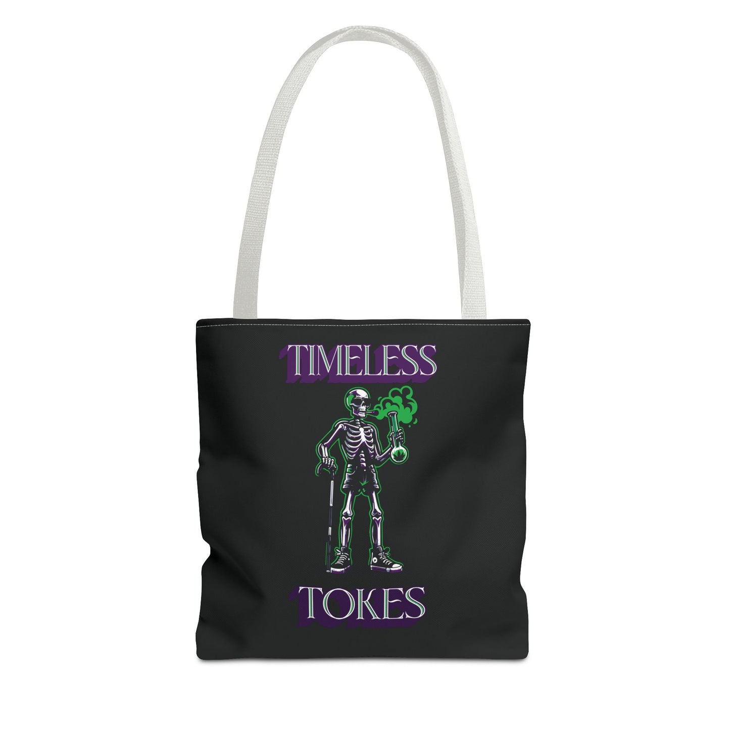 Tote Bag - Timeless Tokes Skeleton Weed Lover Design