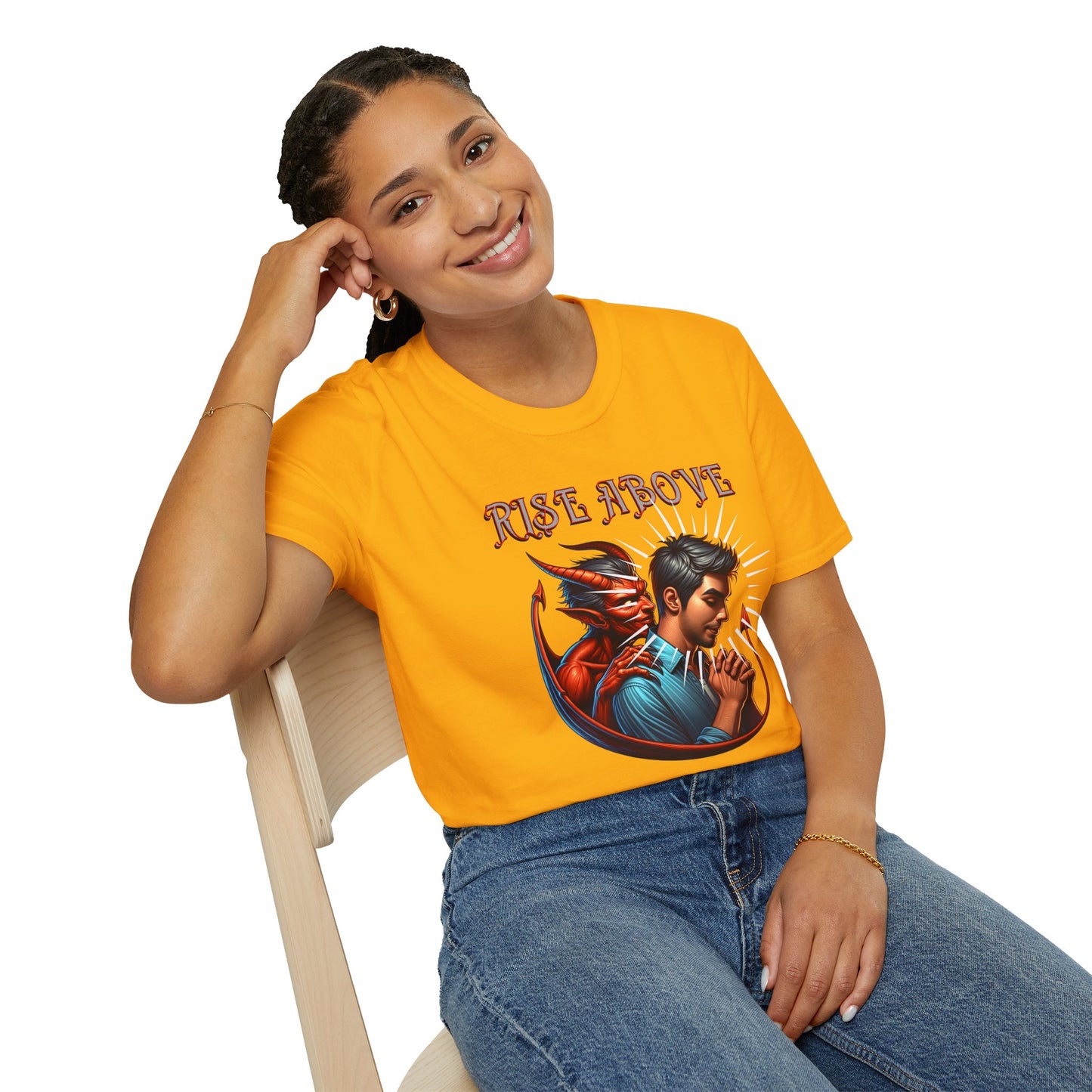 Devil Whisper Rise Above Unisex T-Shirt