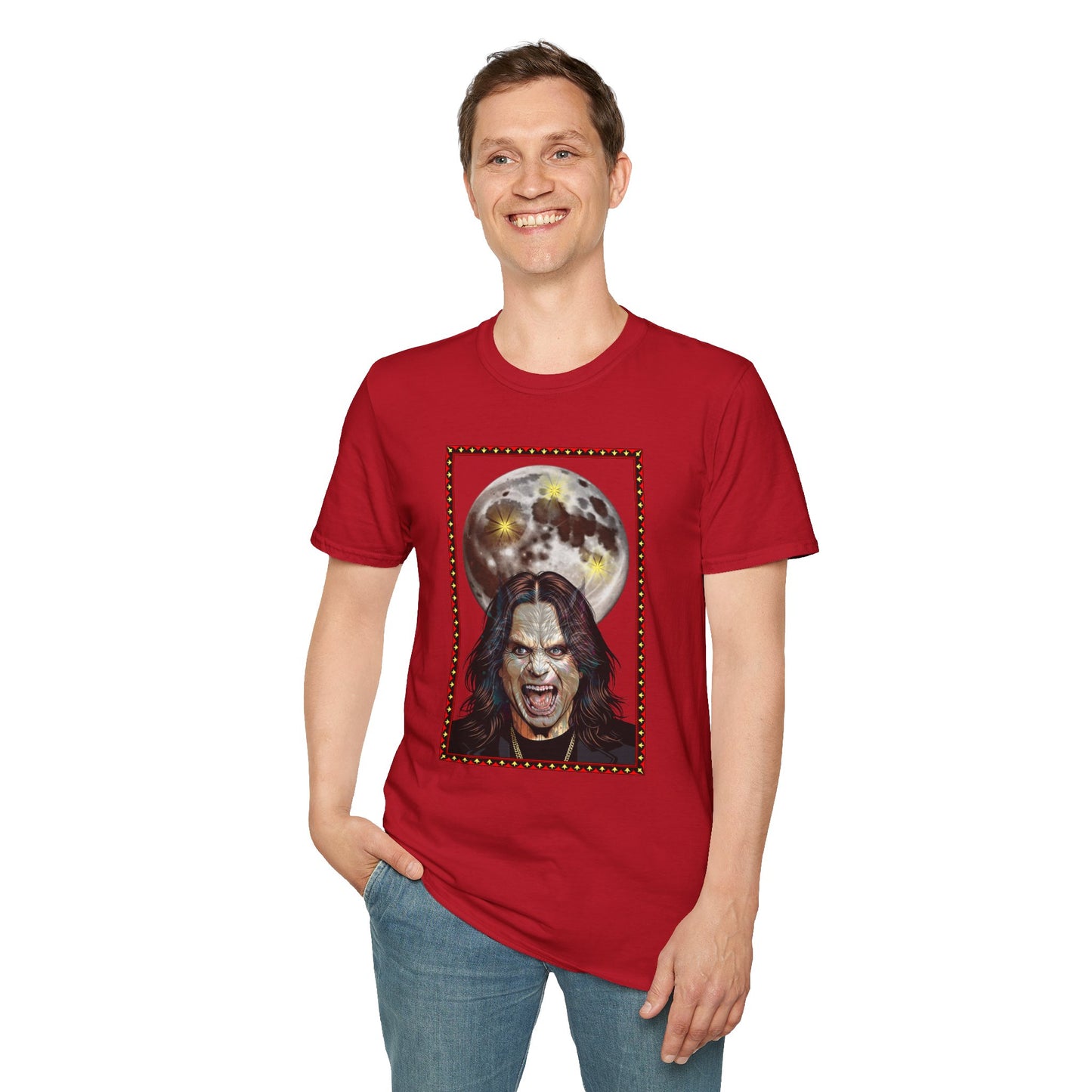 Ozzy Bark At The Moon Unisex T-Shirt - Werewolf Design