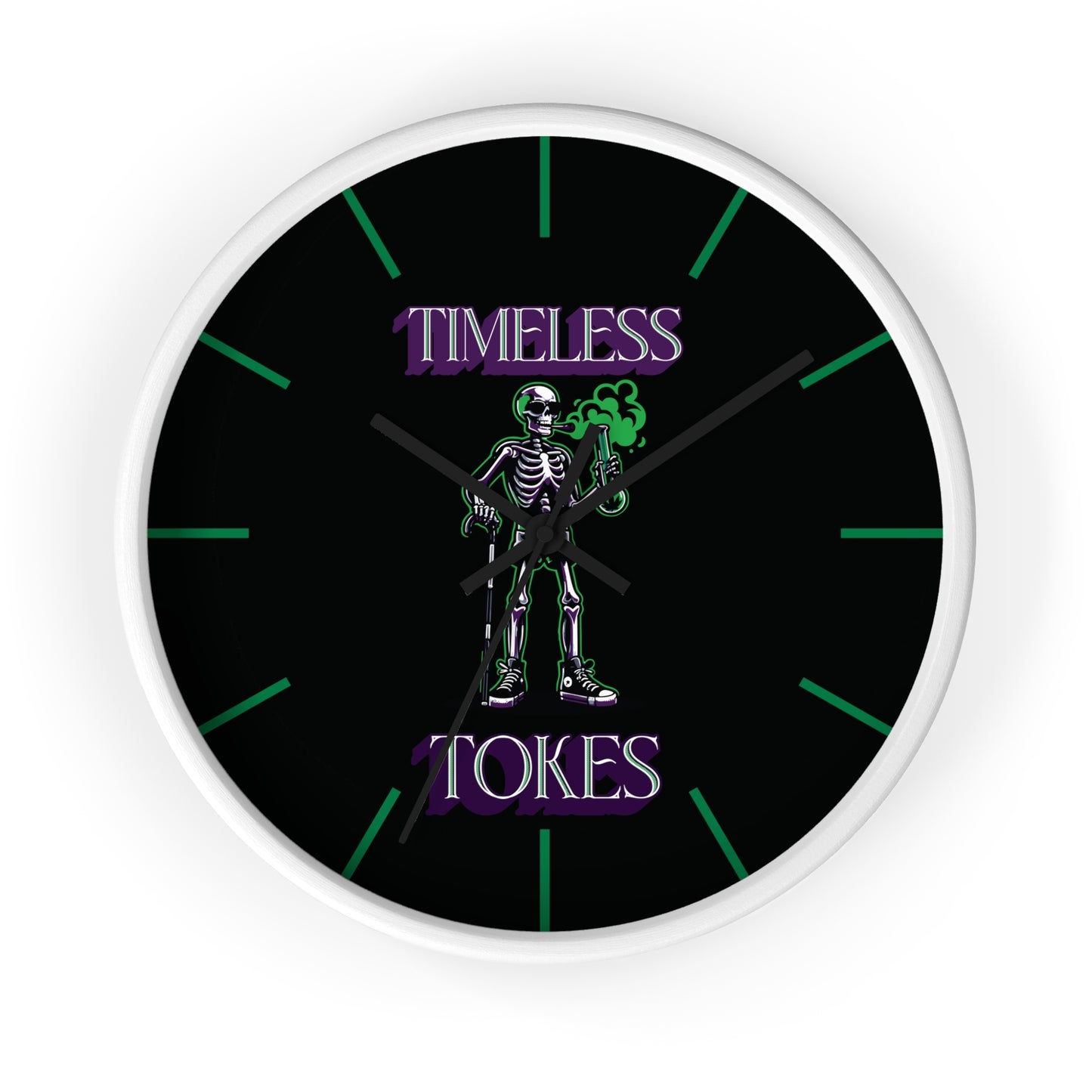 Timeless Tokes Skeleton Wall Clock