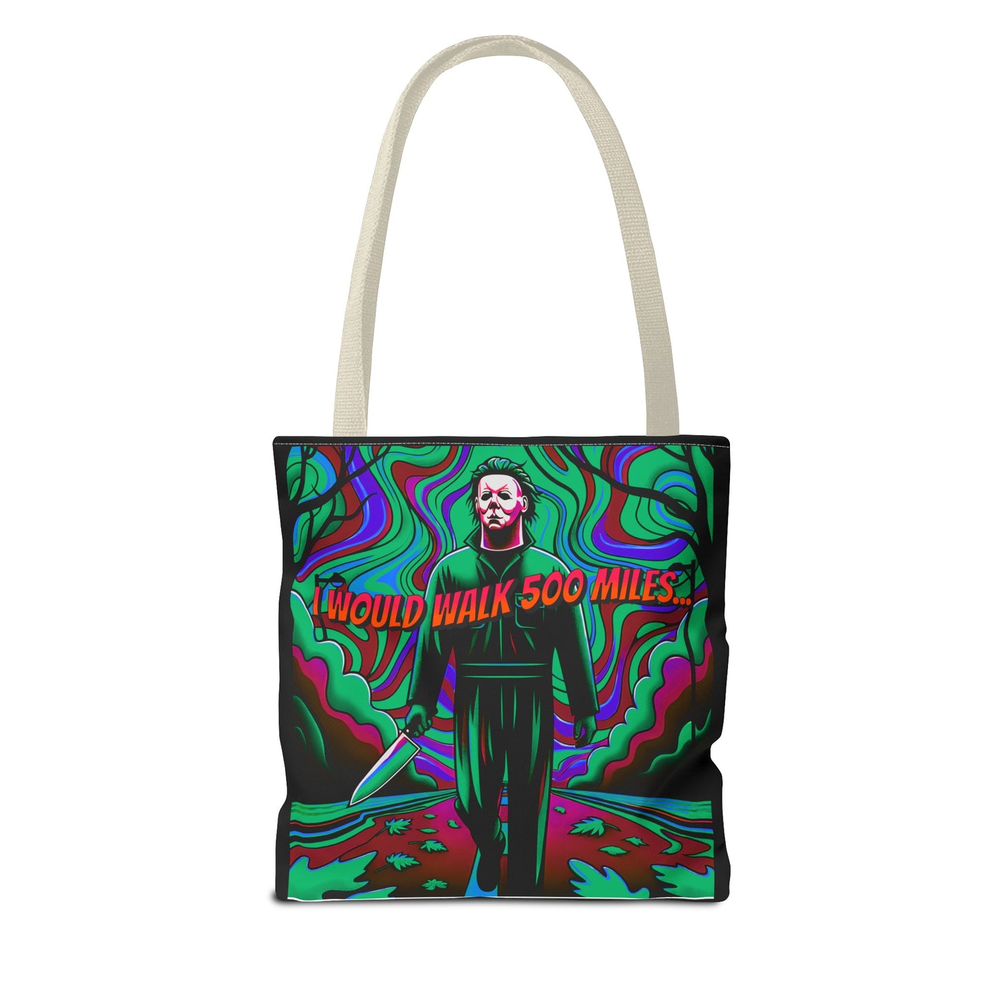 Horradelic Horror Fun Michael With The Mask On Myers Beach Halloween Lunch Tote Bag (AOP)