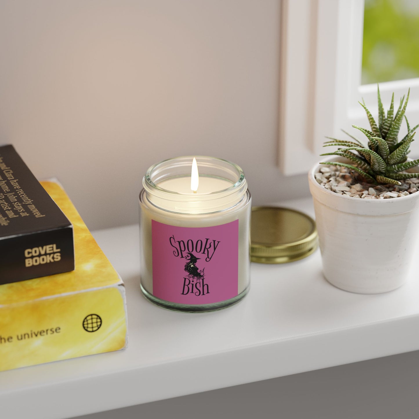 Scented Candle - Spooky Bish Witchy Design (4oz, 9oz)