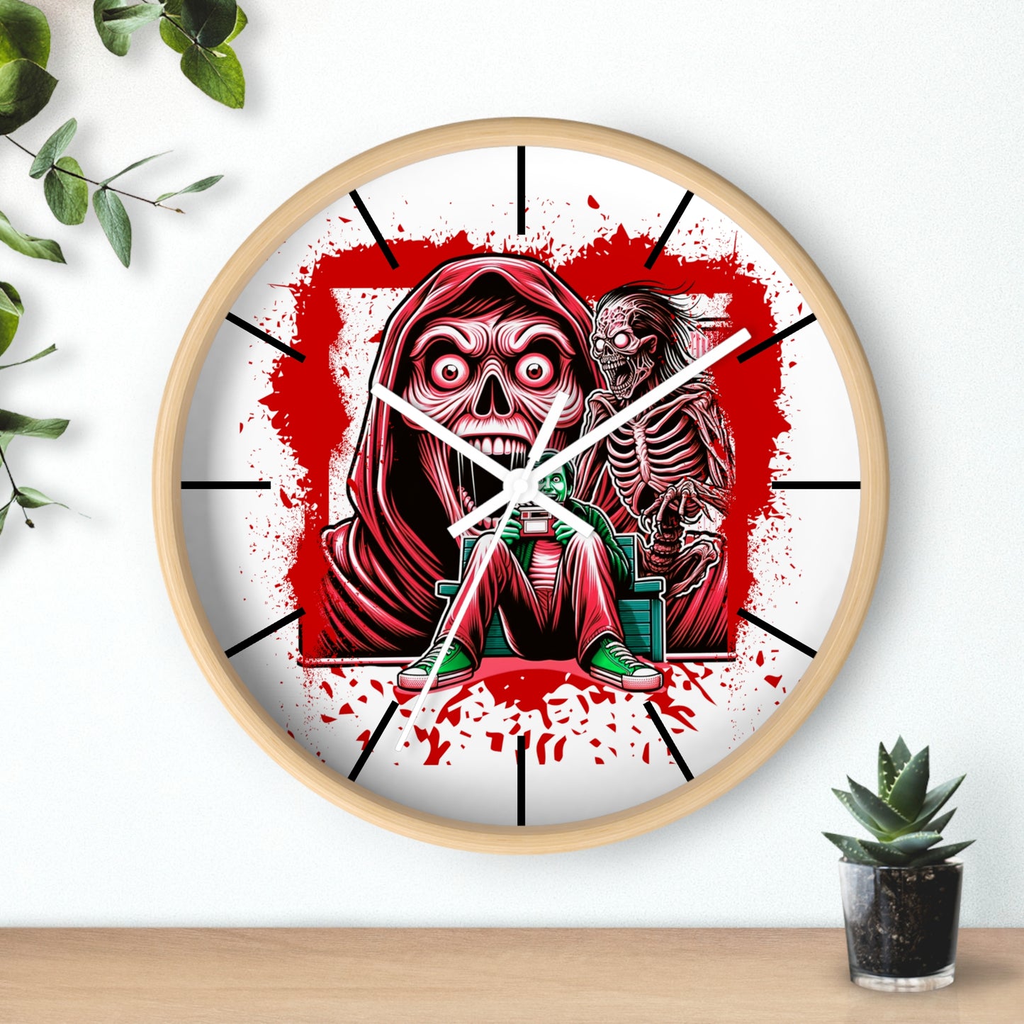 Horror Addict Wall Clock
