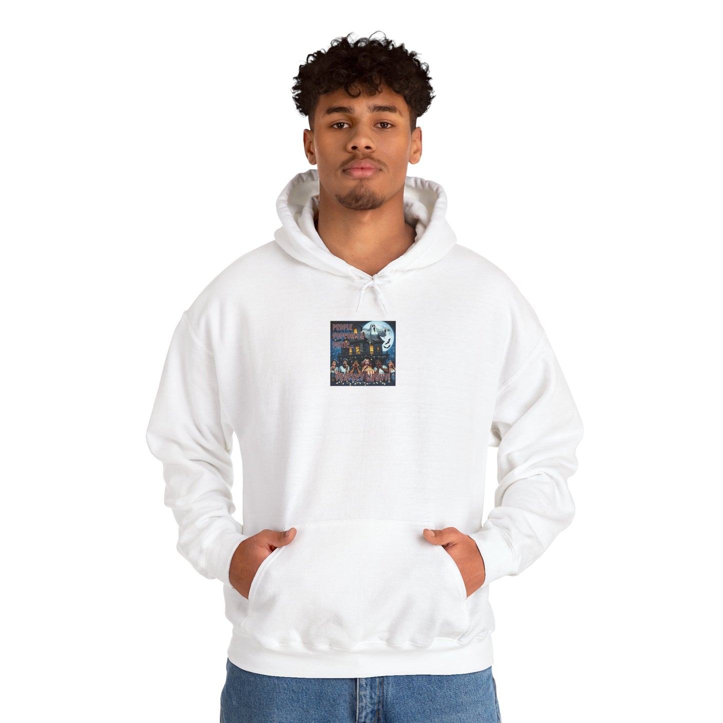 Horror Movie Night Unisex Heavy Blend™ Hooded Sweatshirt