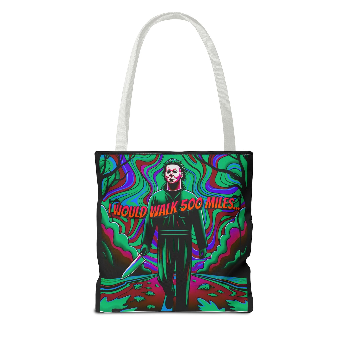 Horradelic Horror Fun Michael With The Mask On Myers Beach Halloween Lunch Tote Bag (AOP)