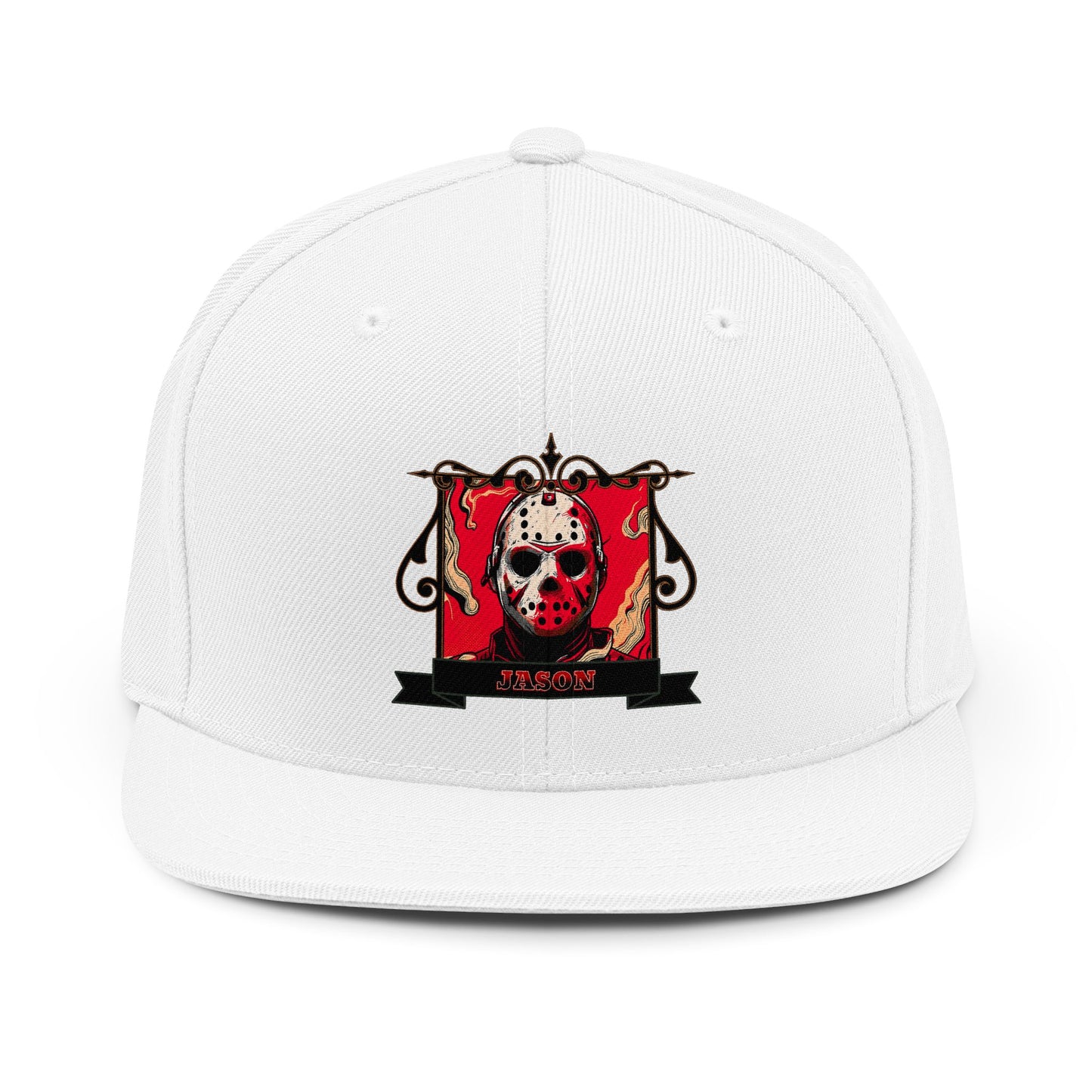 Hockey Mask Jason Snapback Hat — Horror Friday the 13th Style