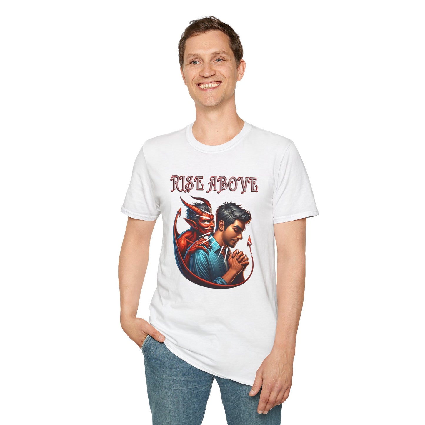 Devil Whisper Rise Above Unisex T-Shirt