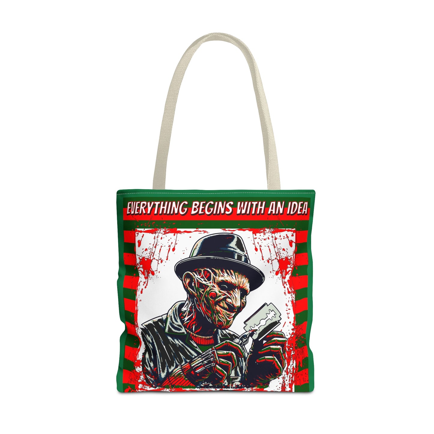 Horrorvational Everything Begins With An Idea Horror Inventor Tote Bag (AOP)