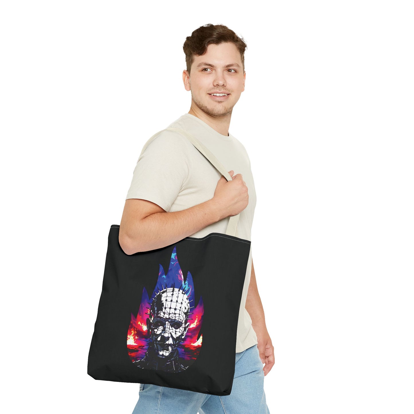 Tote Bag - Welcome To Hell Pinhead, 80's Horror Fun