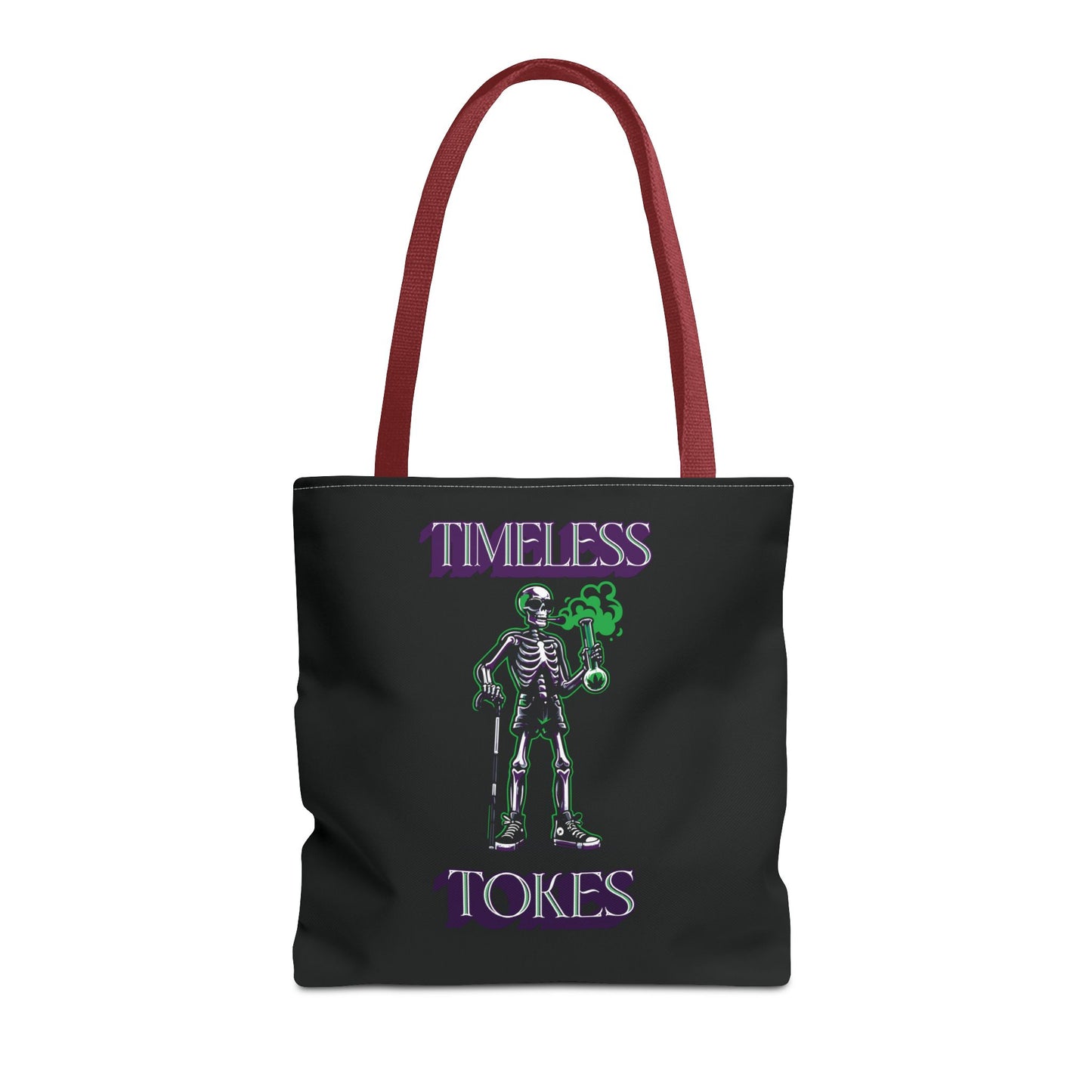 Tote Bag - Timeless Tokes Skeleton Weed Lover Design
